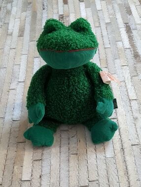 Russ Berrie "Paddy" The Frog 12" Plush Stuffed Animal NWT